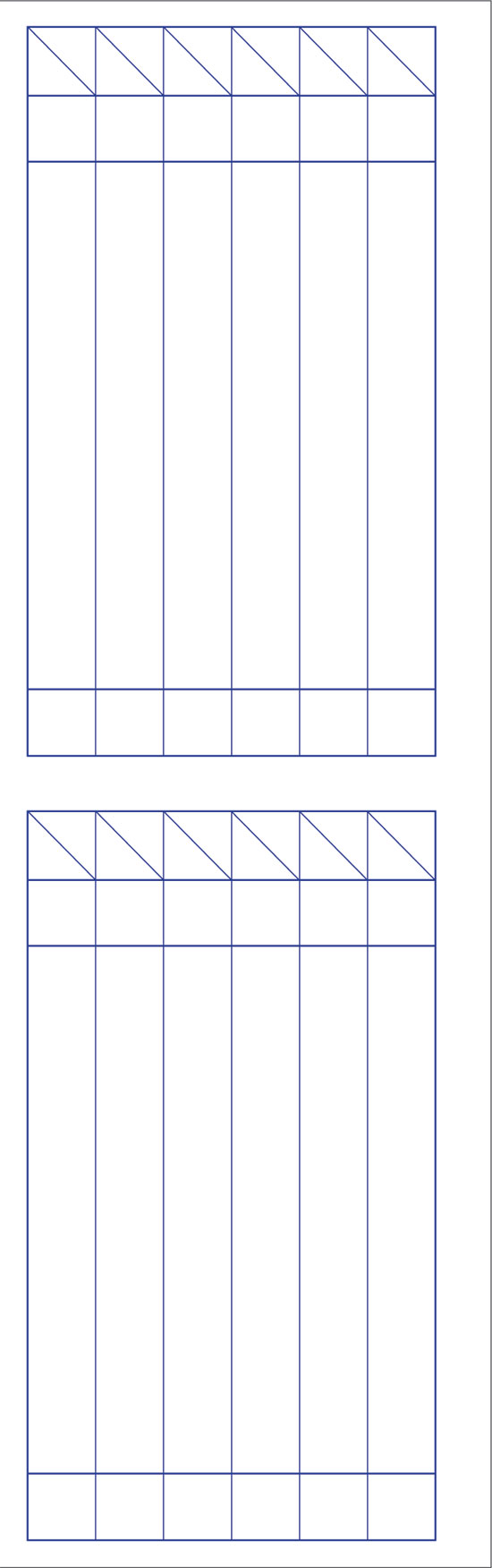 診察券の作例　服部内科様　裏拡大表示